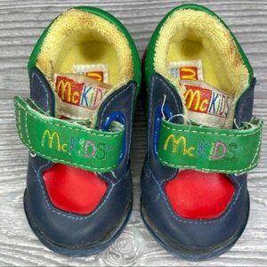 Vintage McDonald's mckids 3 month baby shoes / sneakers retro shoes
